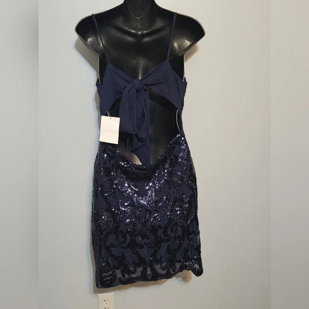 NWT B. Darlin Cocktail Mini Dress size 13/14 - Picture 3 of 5